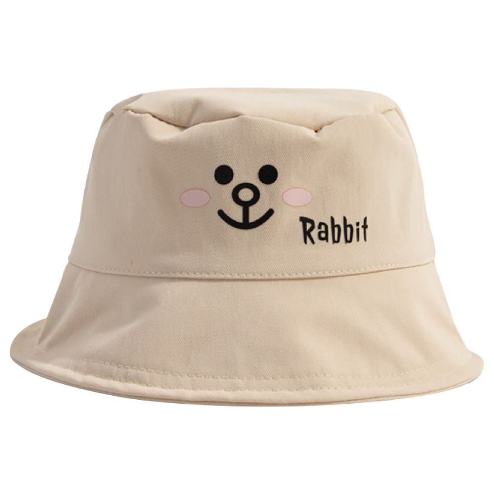 The Girl Cap - Kids Hat - Beige Rabbit