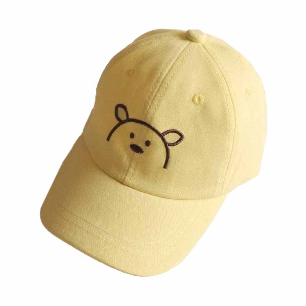 The Girl Cap - Kids Cap - Yellow Bear