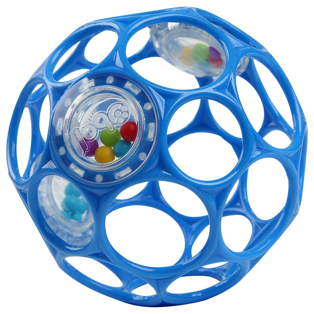 Bright Starts - Oball Rattle Easy-Grasp Toy - Blue