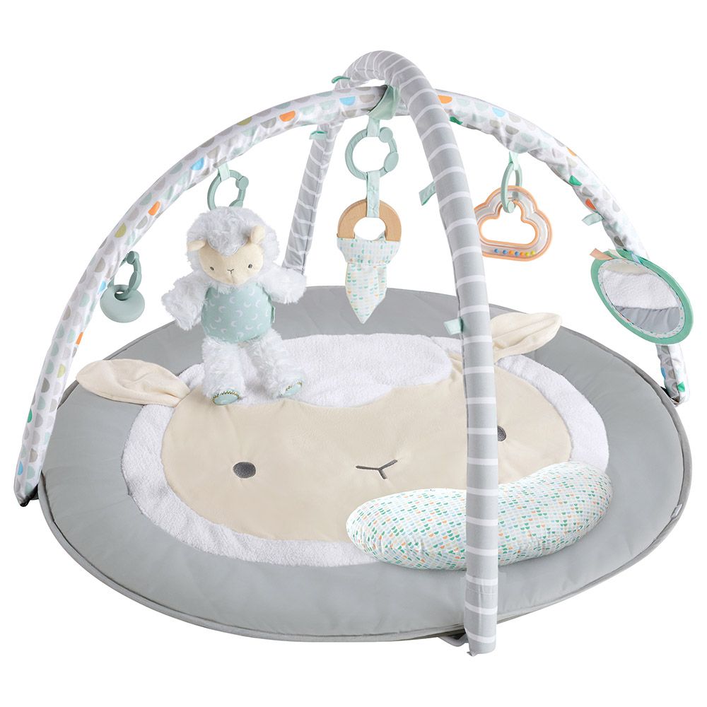 Ingenuity - Sheppys Spot Plush Activity Gym - Grey