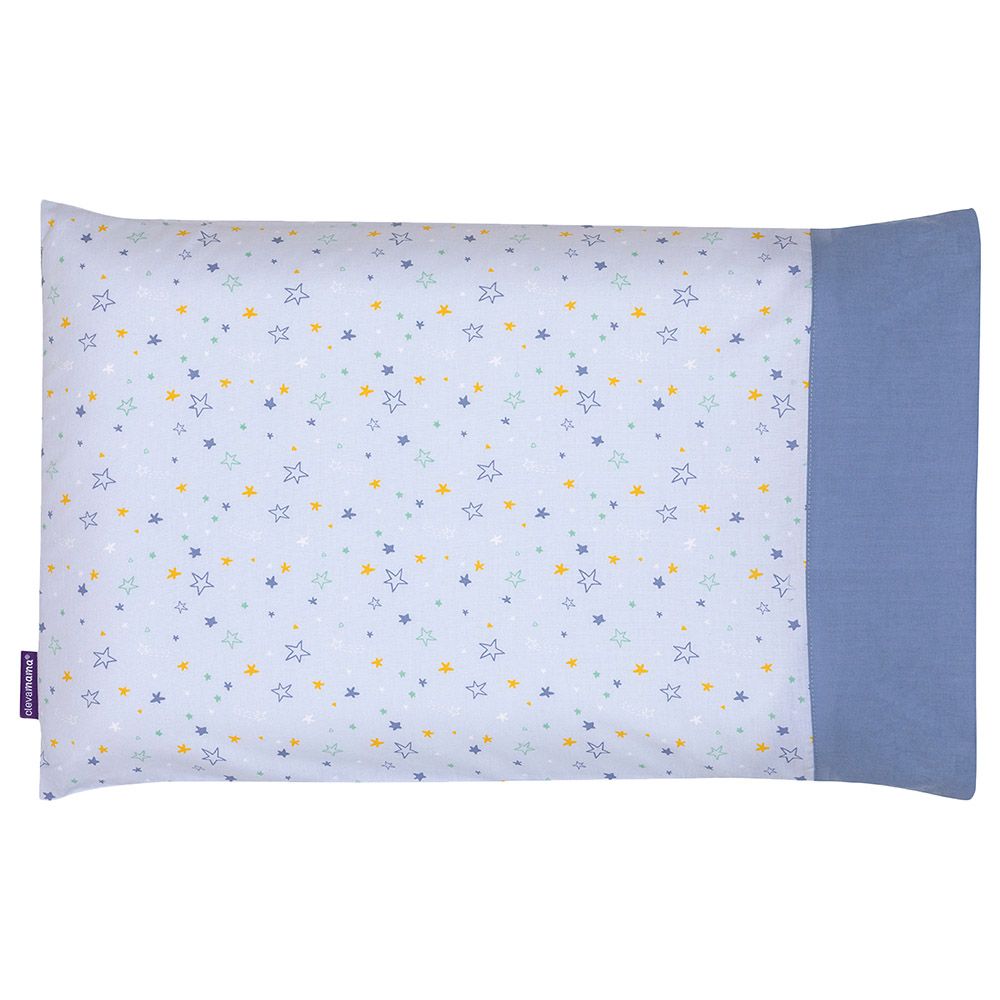 Clevamama - Pram Pillow Case - Blue