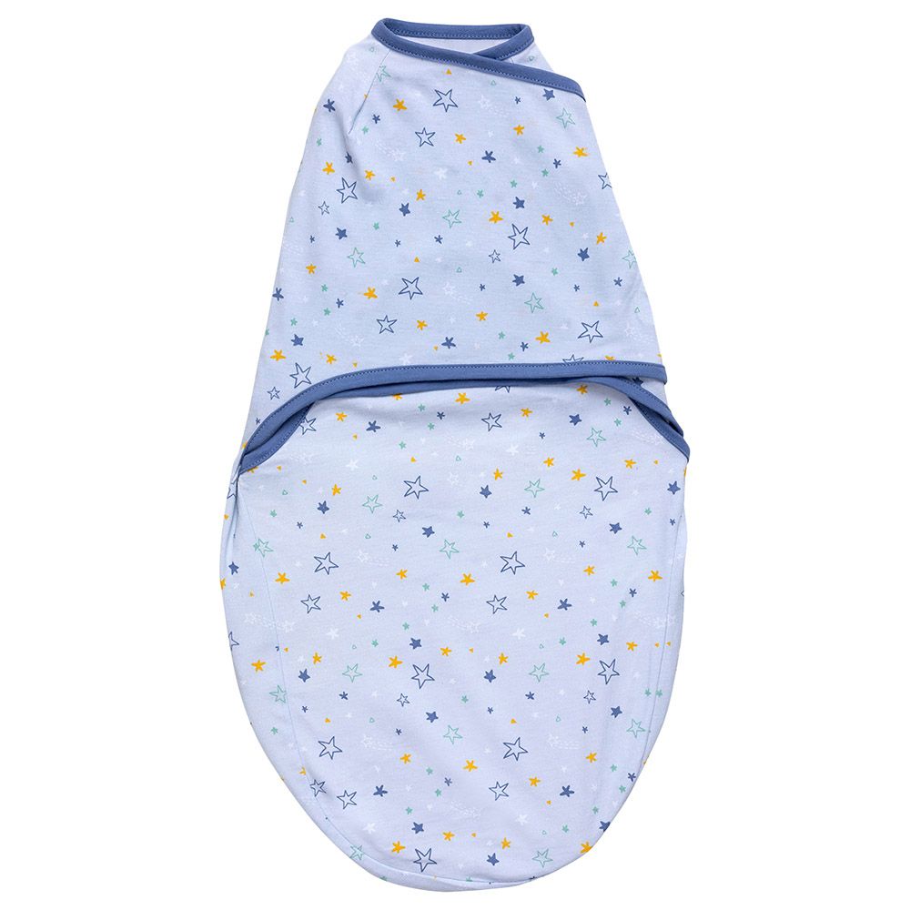 Clevamama - Swaddle To Sleep - Blue