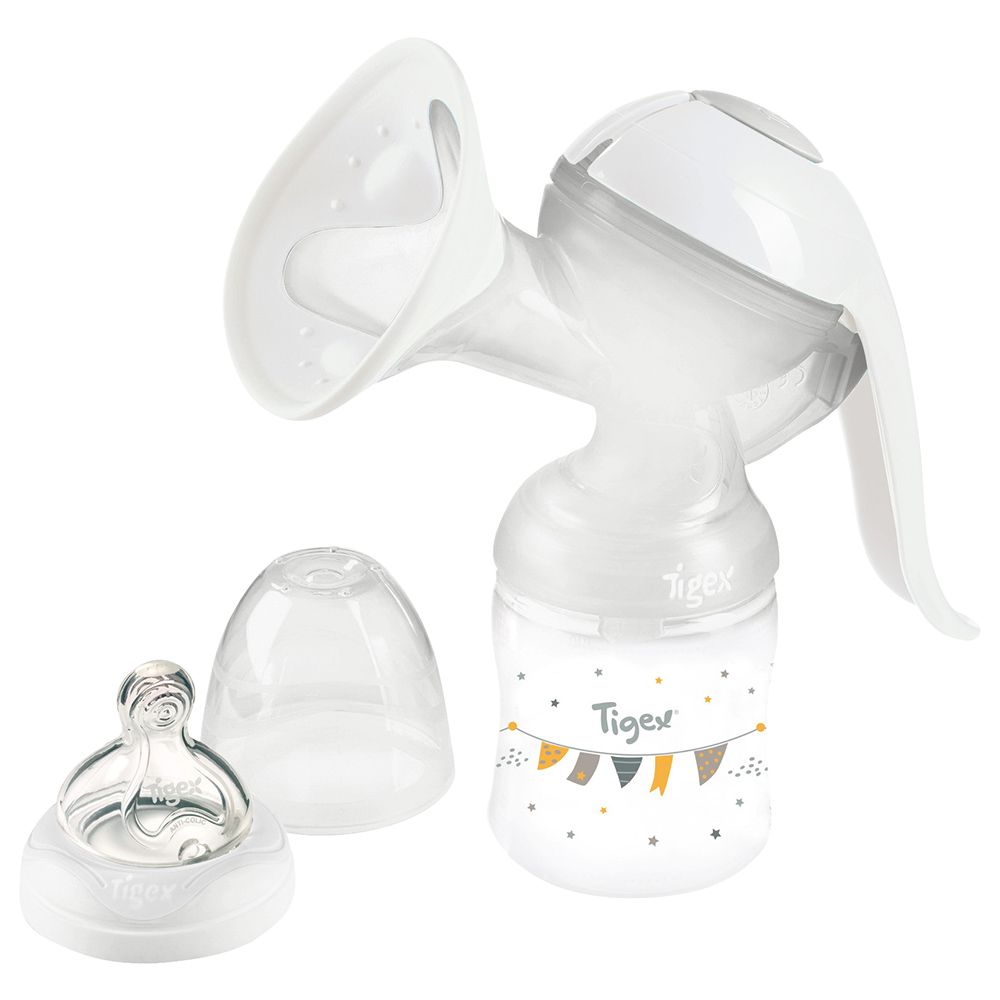 Tigex - Multiflow Manual Breast Pump - White