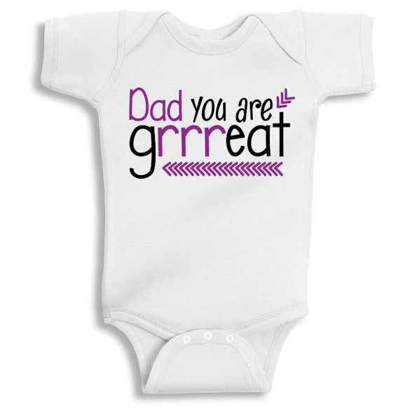 Twinkle Hands - Dad You Are Grrreat Baby Onesie