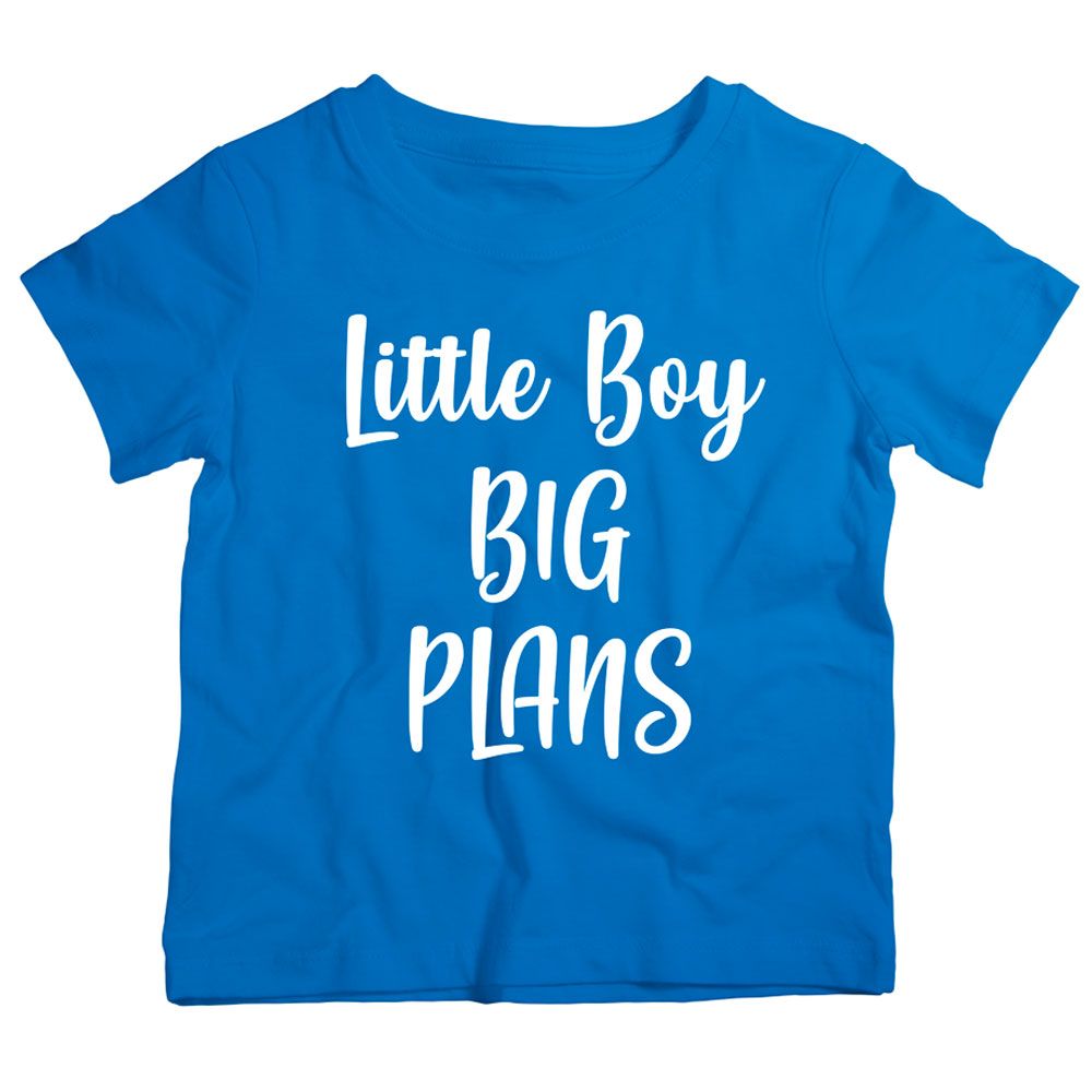 Twinkle Hands - Little Boy Big Plans T-Shirt - Blue