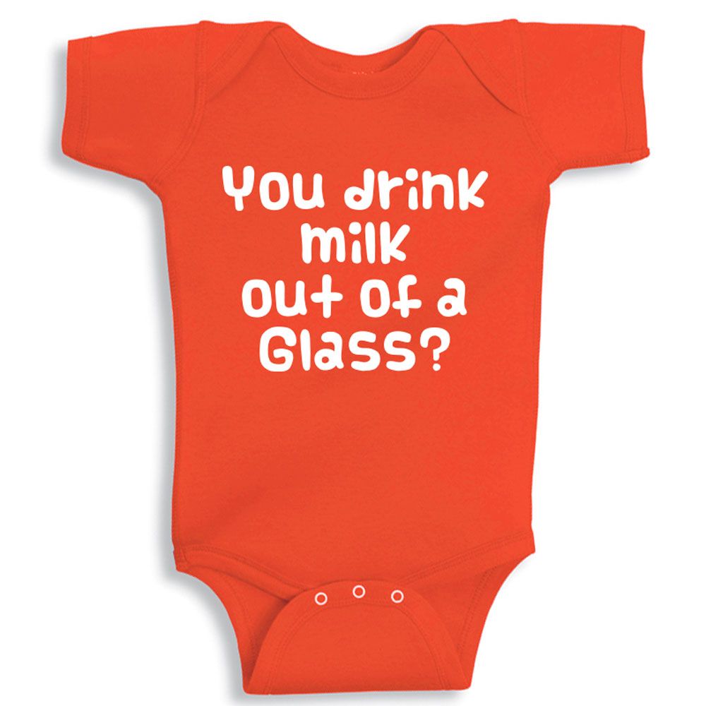 Twinkle Hands - You Drink Milk Out Of A Glass Bodysuit