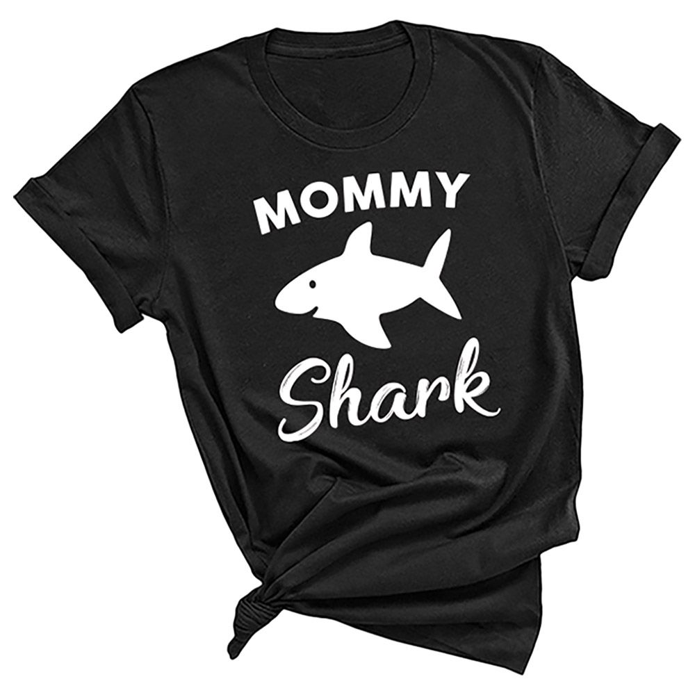 Twinkle Hands - Mom & Me Twin Shirt Shark Baby Shark - Mom's