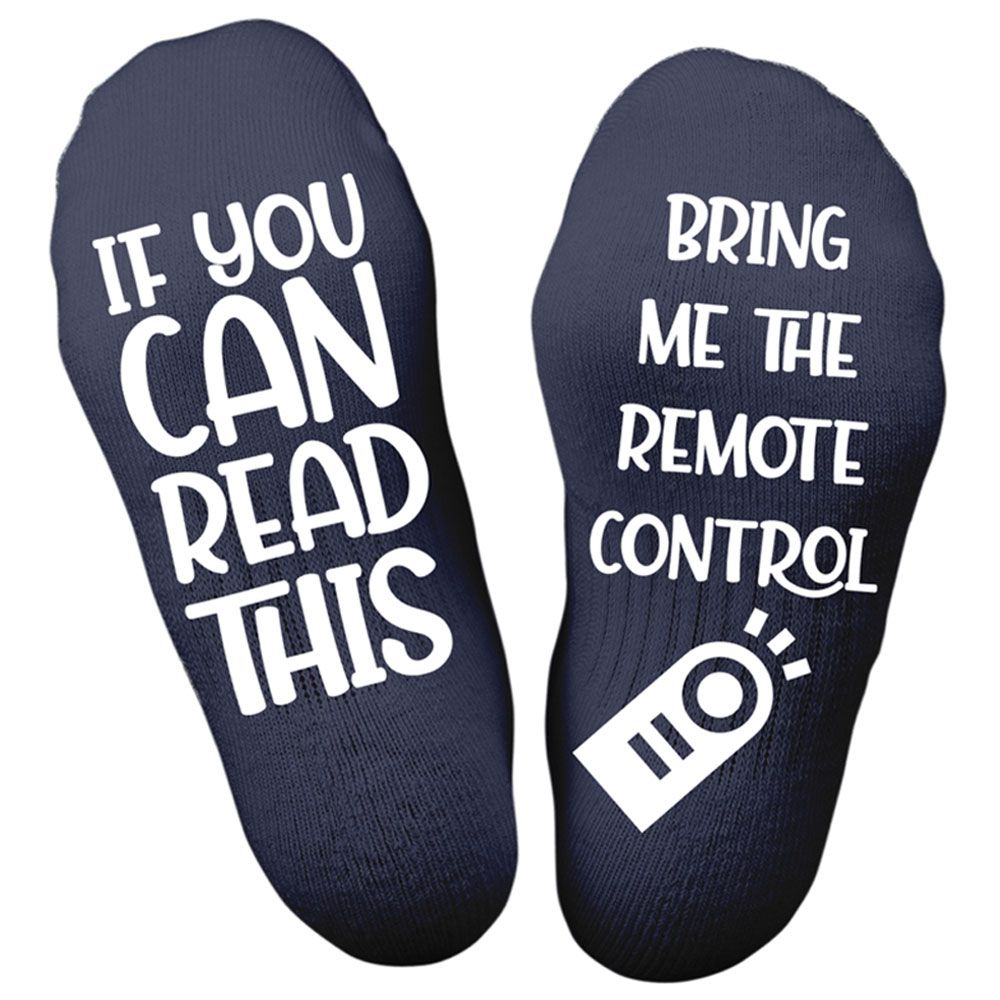 Twinkle Hands - Bring Me The Remote Socks - Black