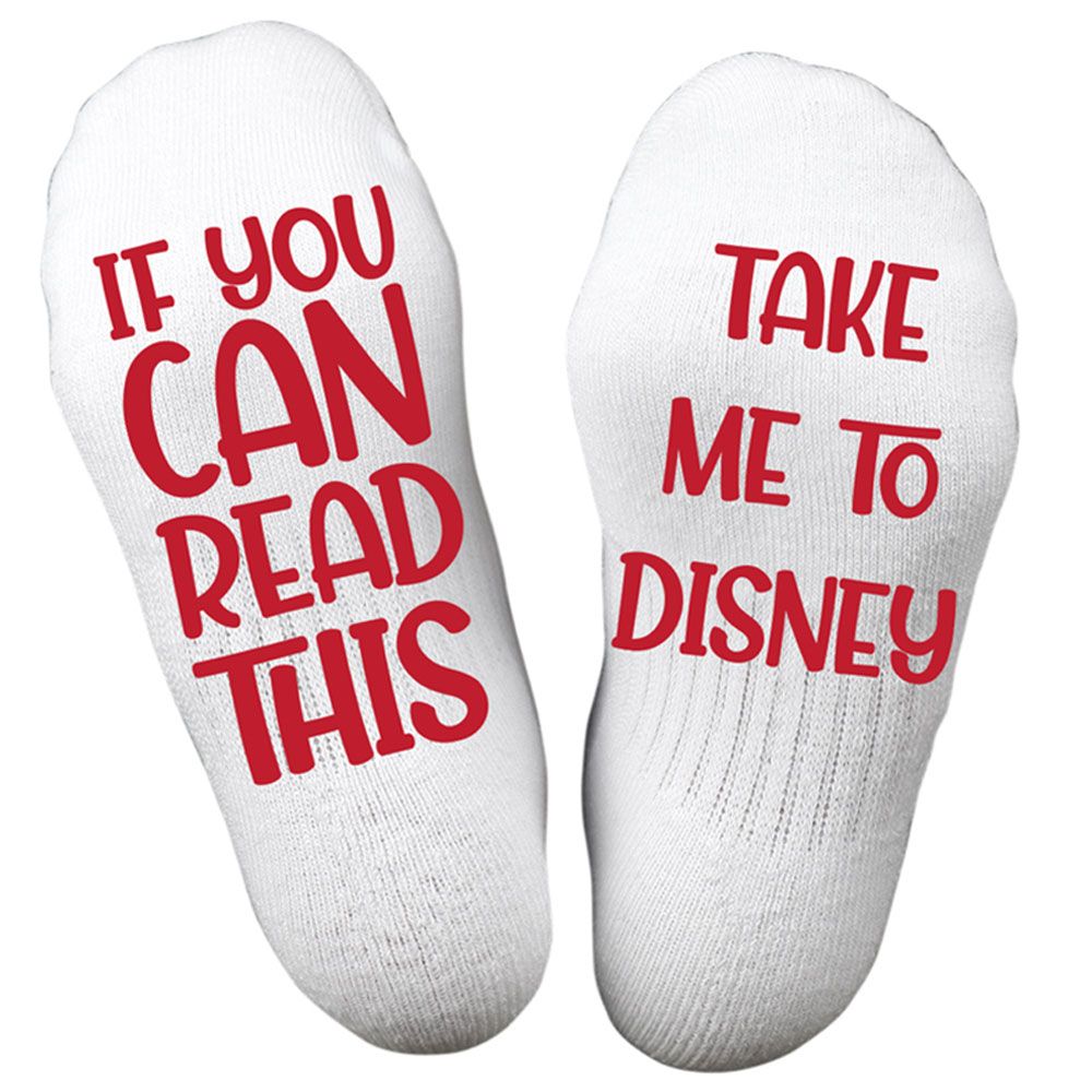 Twinkle Hands - Take Me To Disney Socks - White