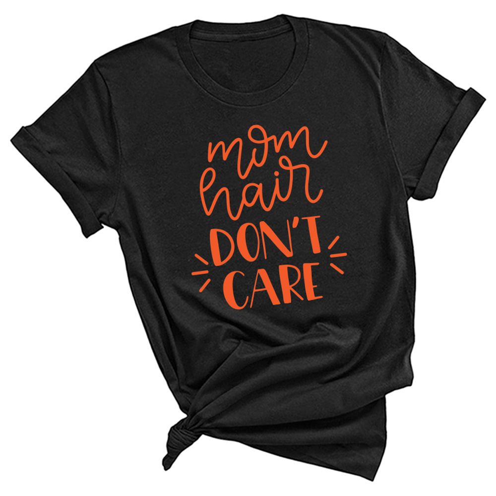 Twinkle Hands - Mom Hair Don'T Care T-shirt - Black