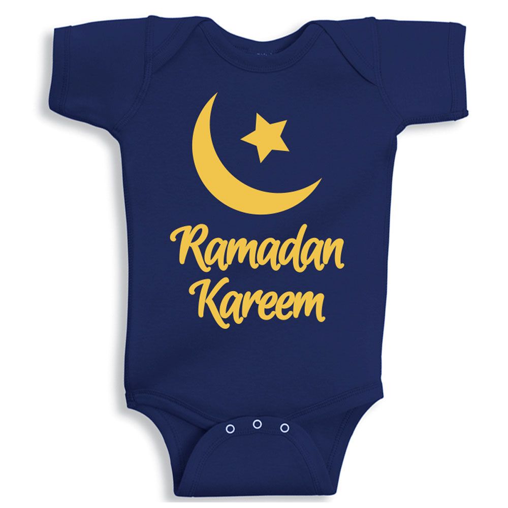 Twinkle Hands - Ramadan Kareem Bodysuit - Blue