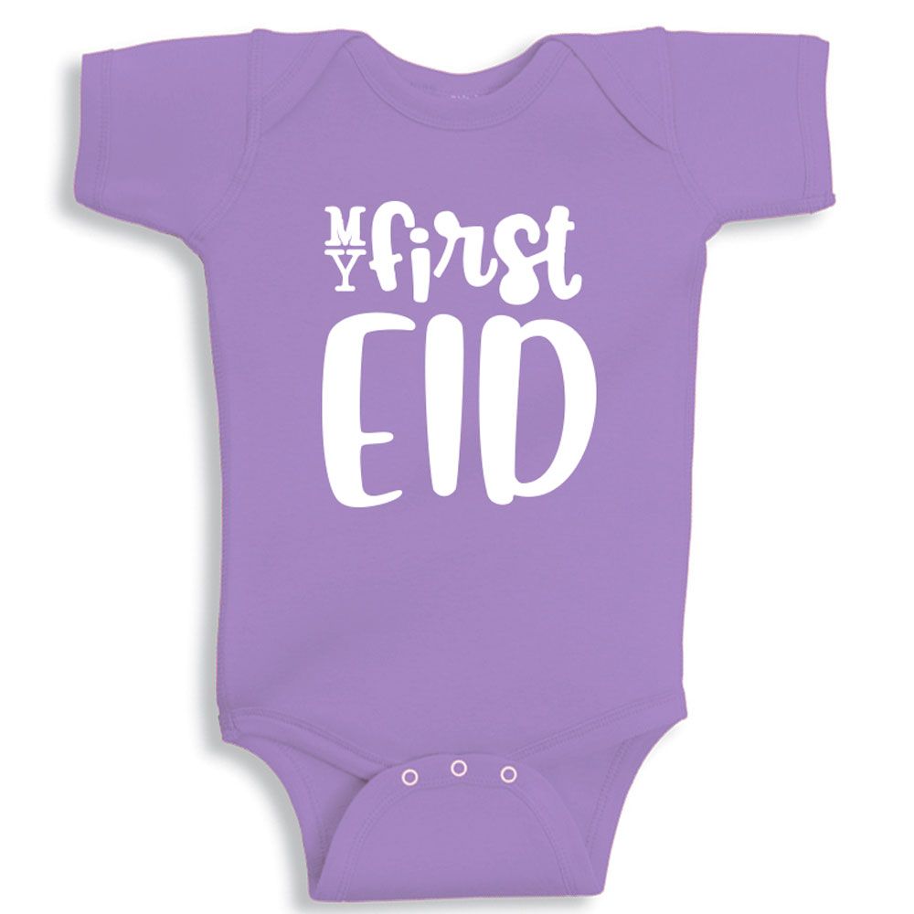 Twinkle Hands - My First Eid Bodysuit - Purple