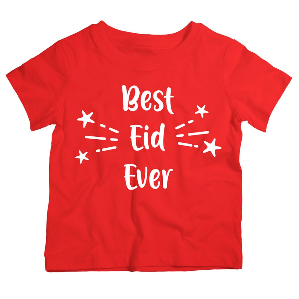 Twinkle Hands - Best Eid Ever T-Shirt - Red