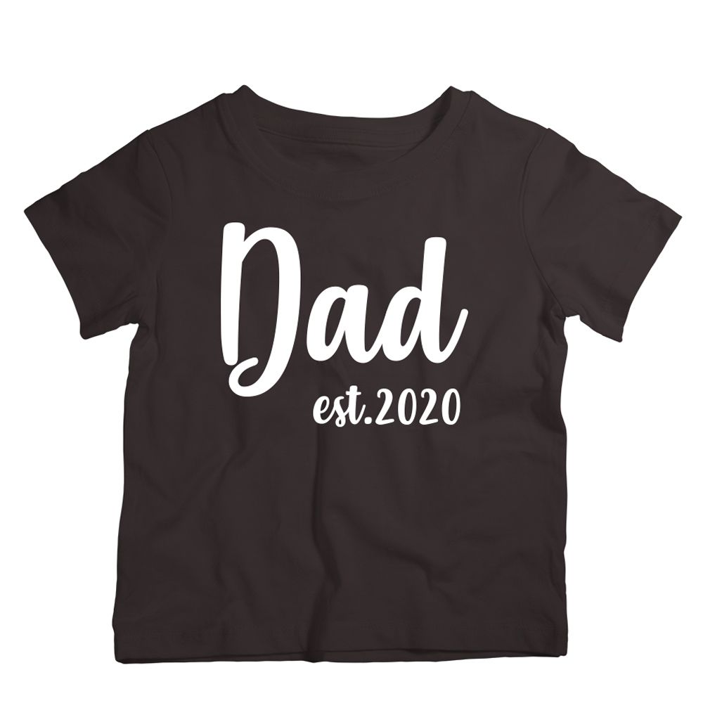 Twinkle Hands - Dad Est 2020 T-Shirt - Black