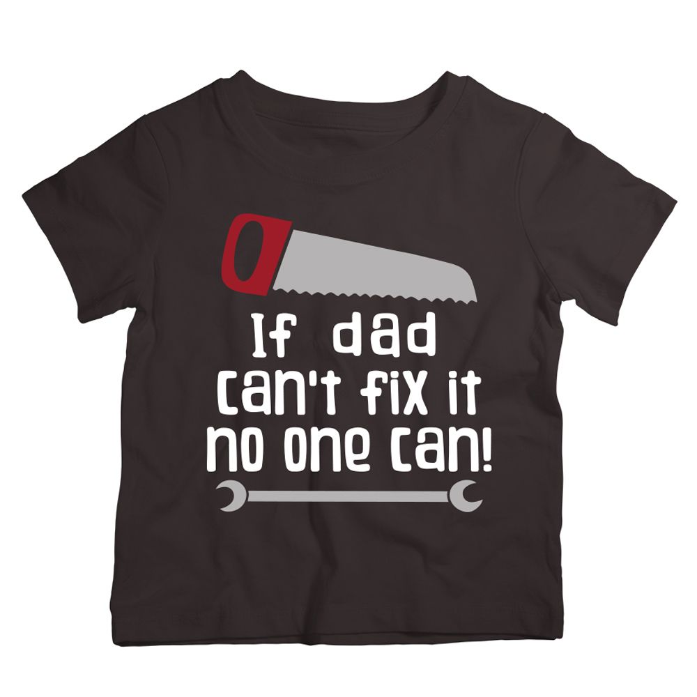 Twinkle Hands - If Dad Can't Fix T-Shirt - Black