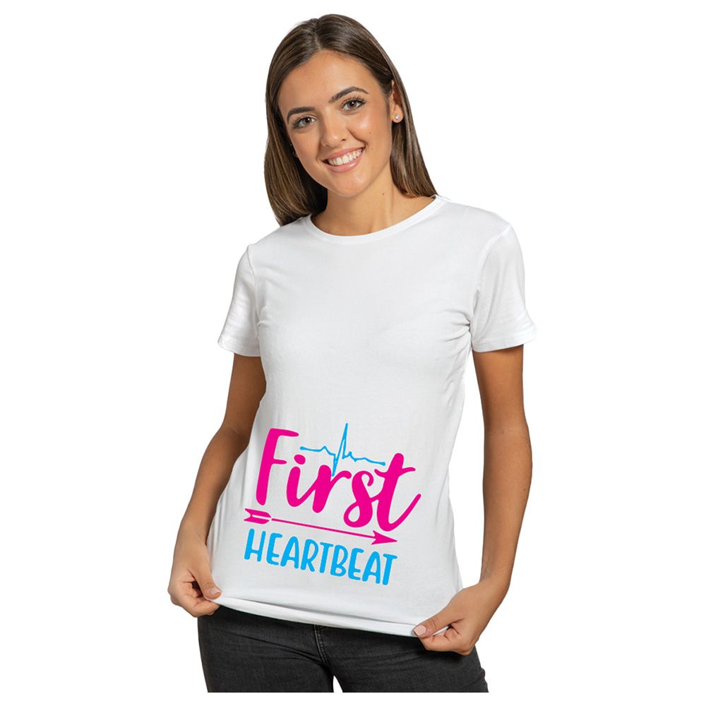 Twinkle Hands - T-Shirt - First Heart Beat - White