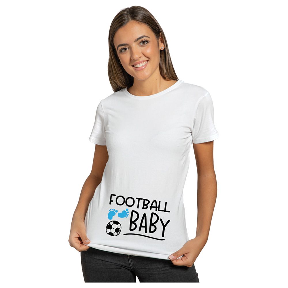 Twinkle Hands - T-Shirt - Football Baby - White