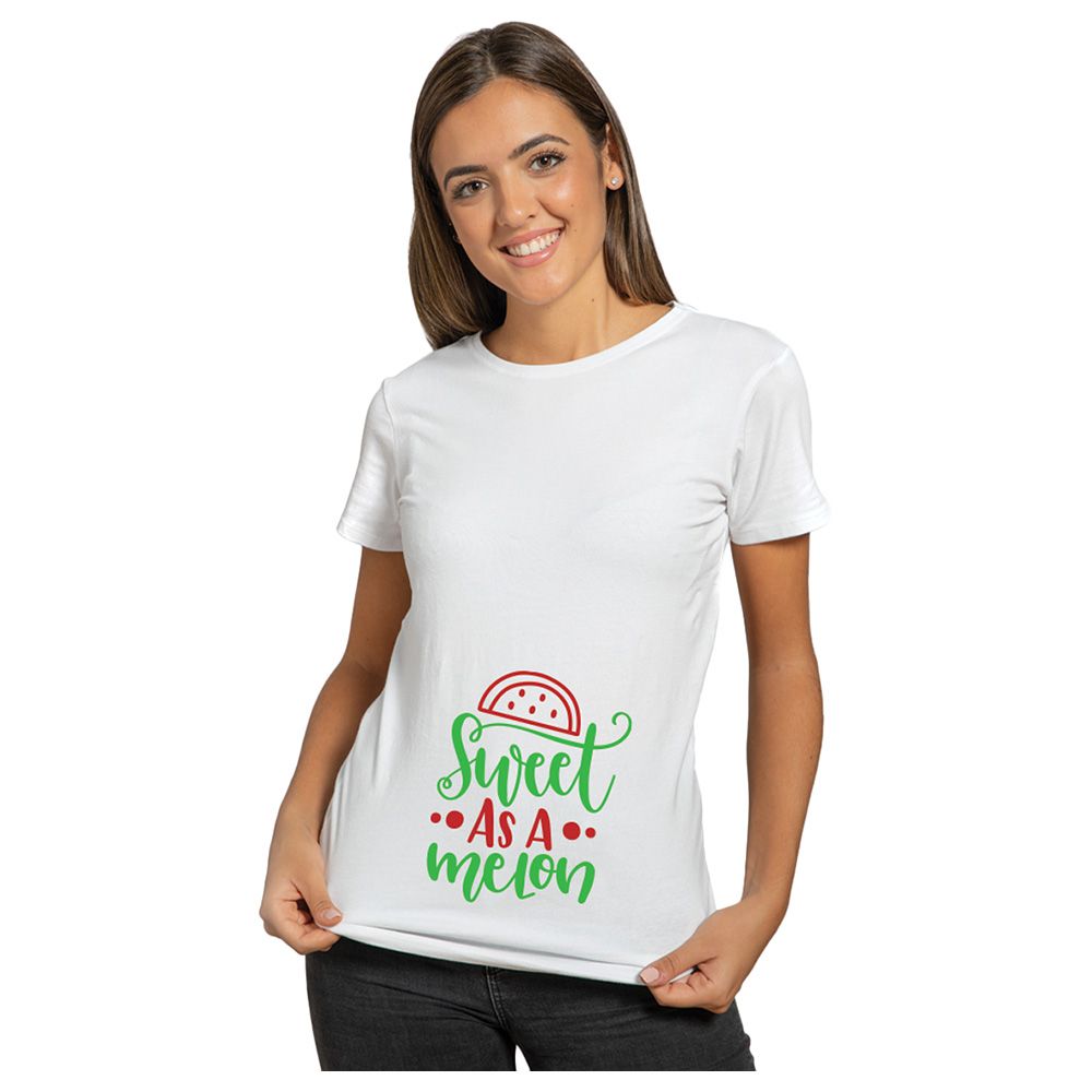 Twinkle Hands - T-Shirt - Sweet As Melon - White