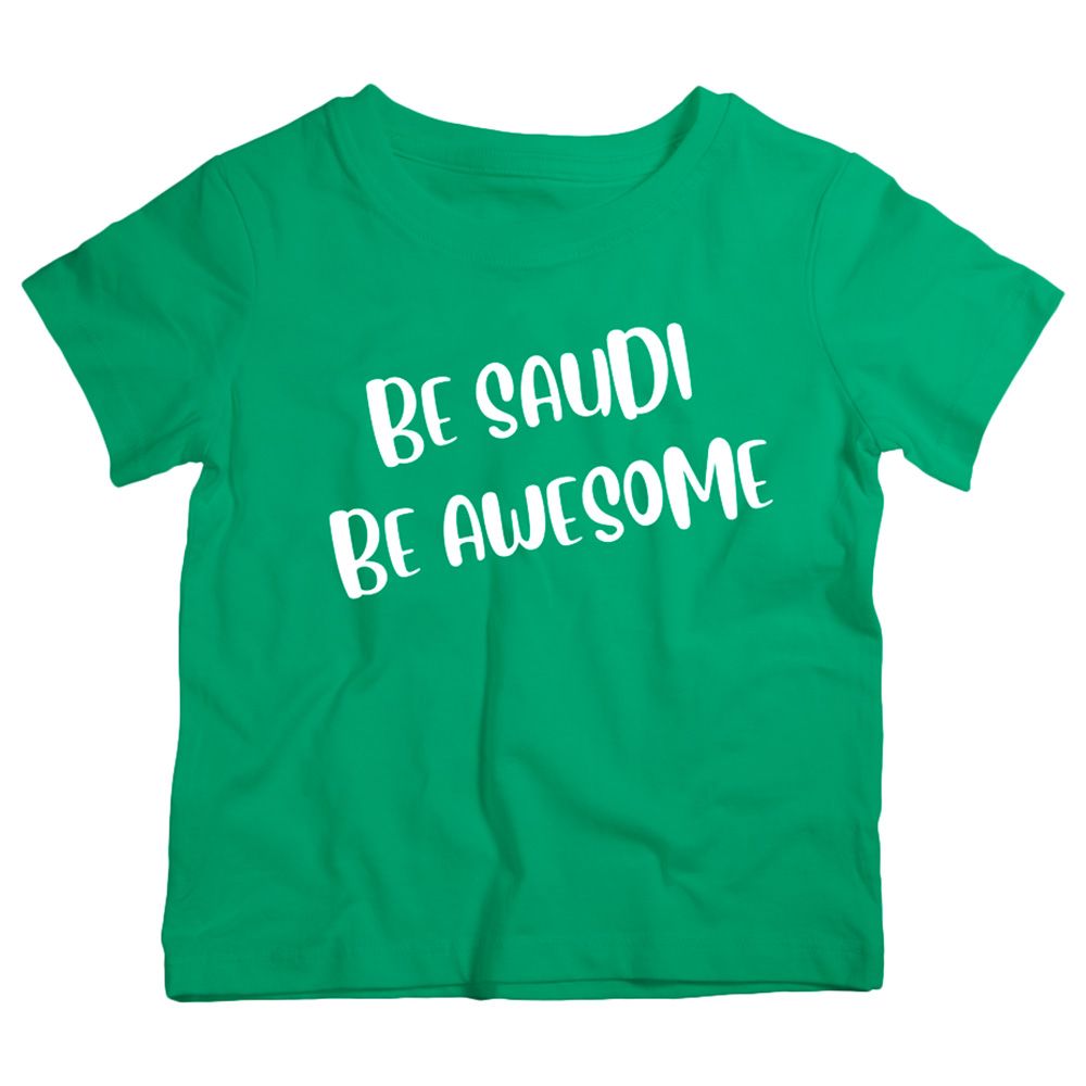 Twinkle Hands - Be Saudi Be Awesome T-Shirt - Green