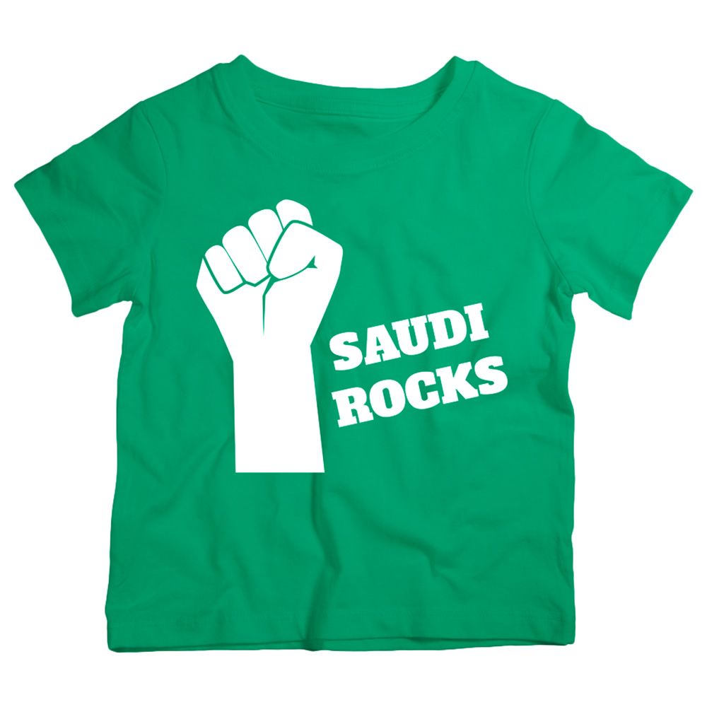 Twinkle Hands - Saudi Rocks T-Shirt - Green