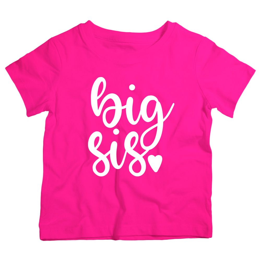 Twinkle Hands - Big Sis Love T-Shirt - Pink