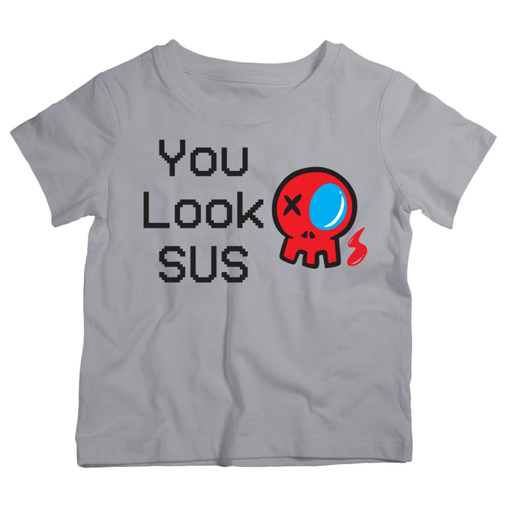 Twinkle Hands - You Look Sus T-Shirt - Grey