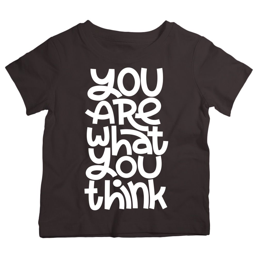 Twinkle Hands You Are What You Think T-Shirt - Black - Black