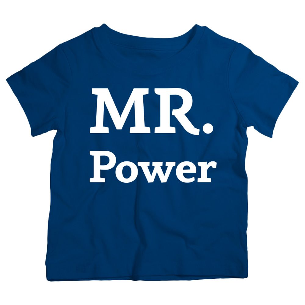 Twinkle Hands - Mr. Power T-Shirt - Navy