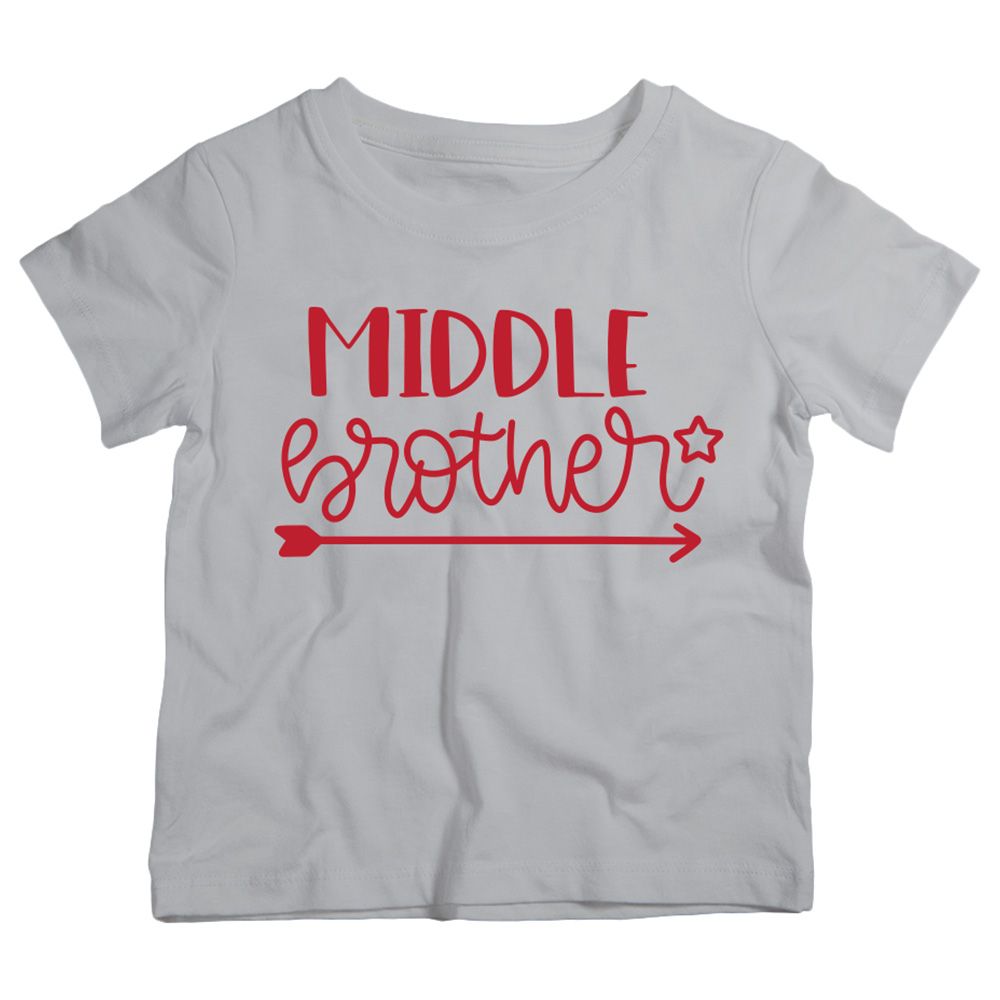 Twinkle Hands - Middle Brother T-Shirt - Grey