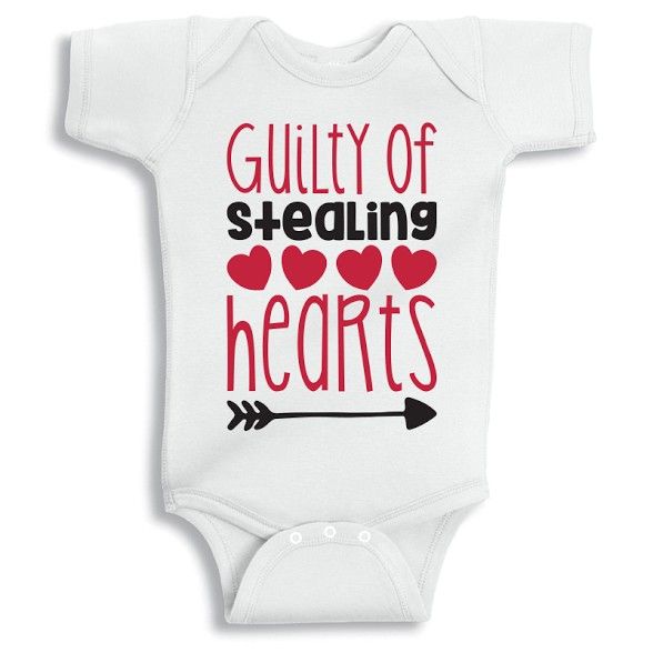 Twinkle Hands - Guilty Of Stealing Hearts Baby Onesie