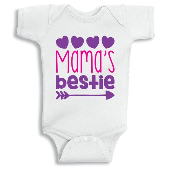 Twinkle Hands - Mama's Bestie Baby Onesie