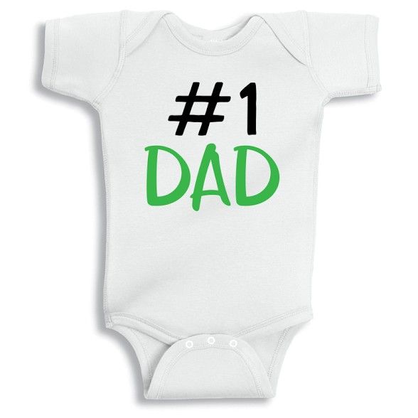 Twinkle Hands - Number 1 Dad Baby Onesie