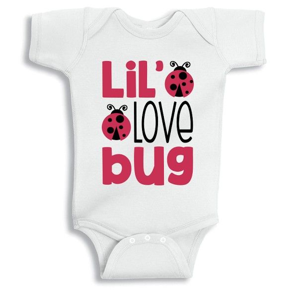 Twinkle Hands - Love Bug Baby Onesie