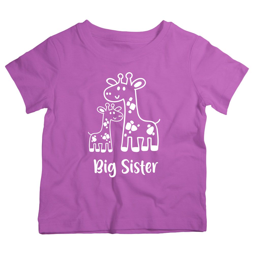 Twinkle Hands - Big Sister T-Shirt - Purple