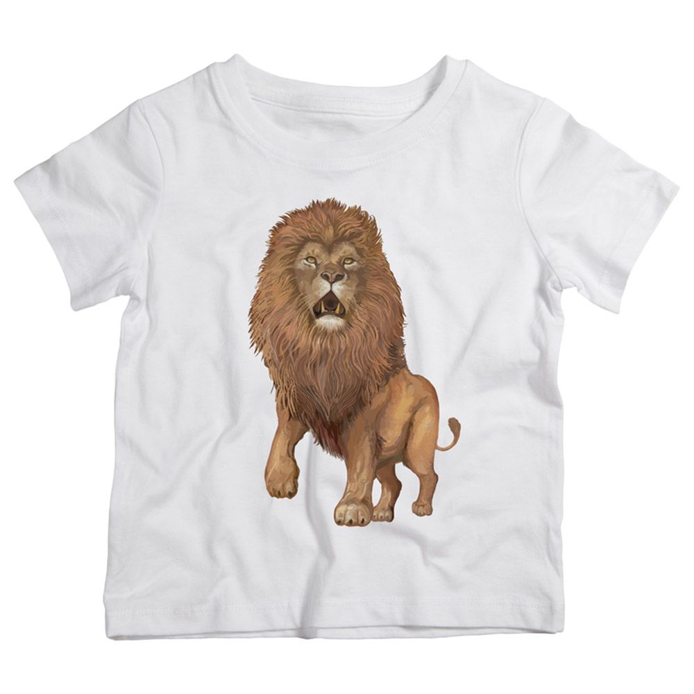 Twinkle Hands - Amazing Lion T-Shirt - White