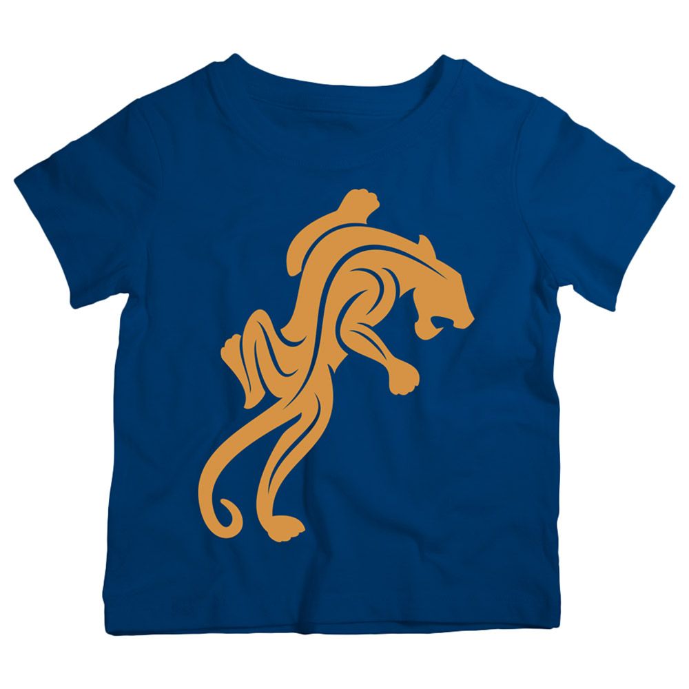 Twinkle Hands - Golden Jaguar T-Shirt - Navy