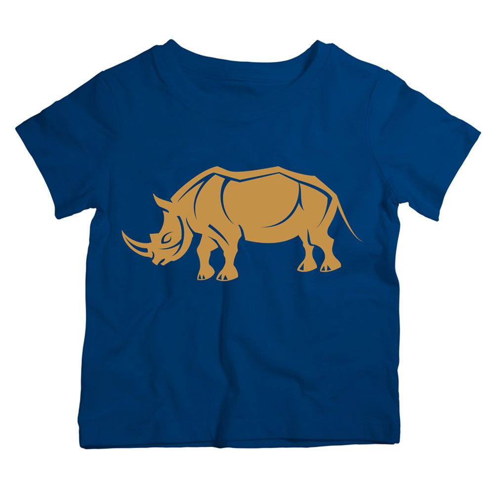 Twinkle Hands - Golden Rhino T-Shirt - Navy