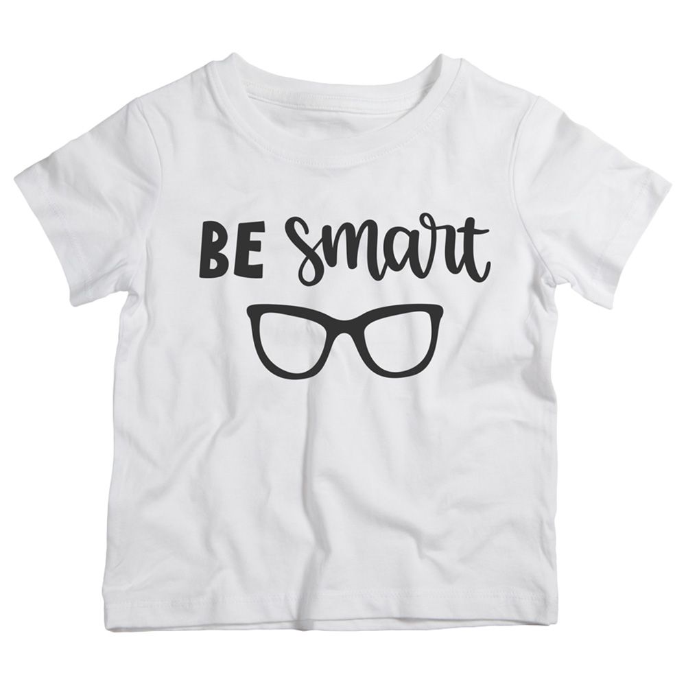 Twinkle Hands - Be Smart T-Shirt - White