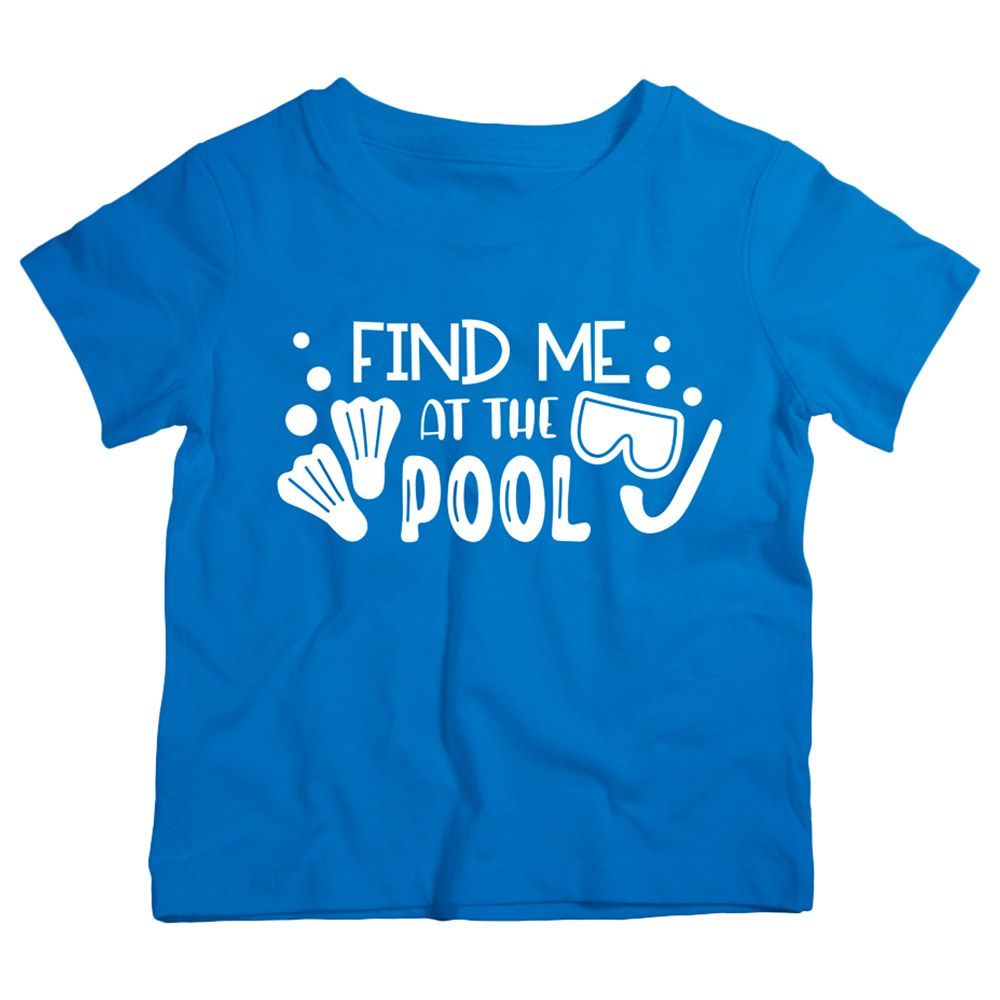 Twinkle Hands - Find Me At The Pool T-Shirt - Blue