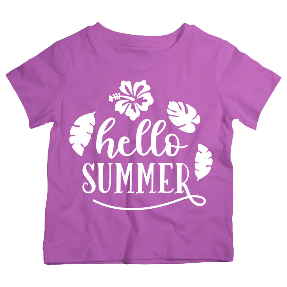 Twinkle Hands - Hello Summer T-Shirt - Purple