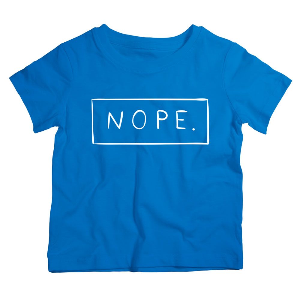 Twinkle Hands - Nope T-Shirt - Blue