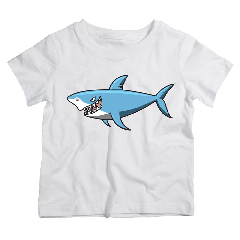 Twinkle Hands - Super Shark T-Shirt - White