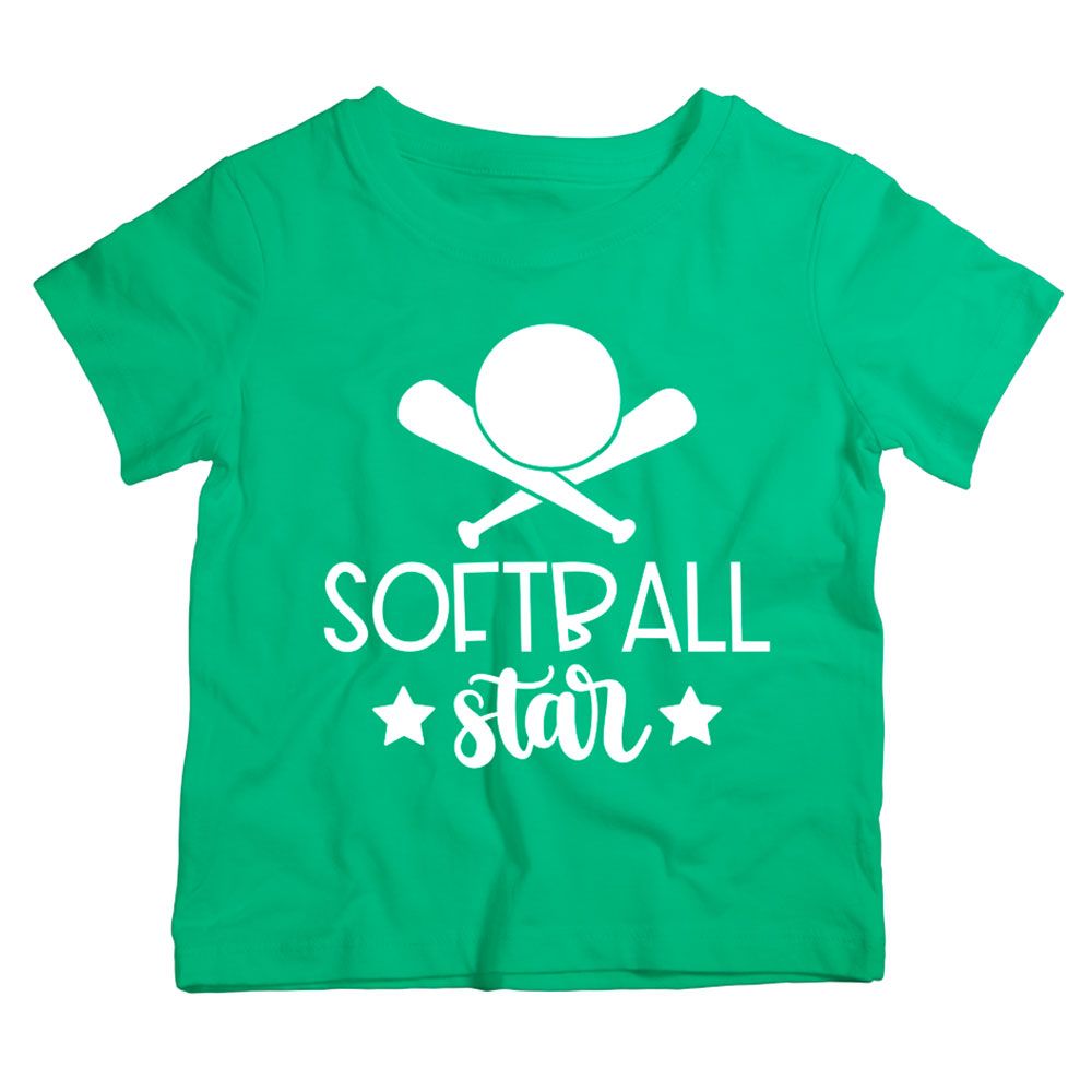 Twinkle Hands - Soft Ball Star T-Shirt - Green