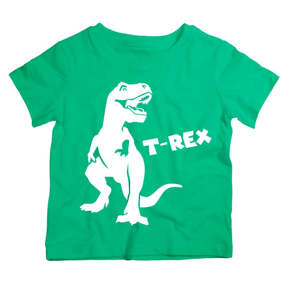 Twinkle Hands - T-Rex Dinosaur T-Shirt - Green