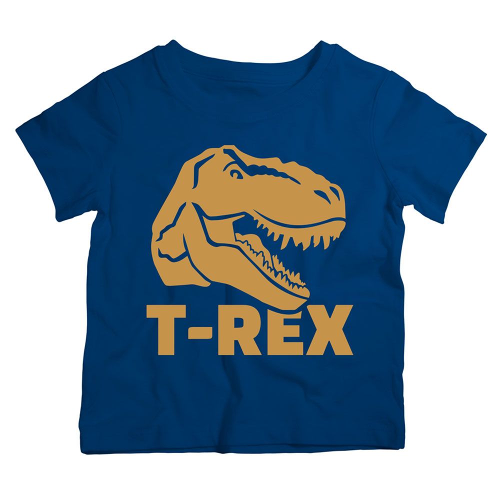 Twinkle Hands - T-Rex Dinosaur T-Shirt - Navy