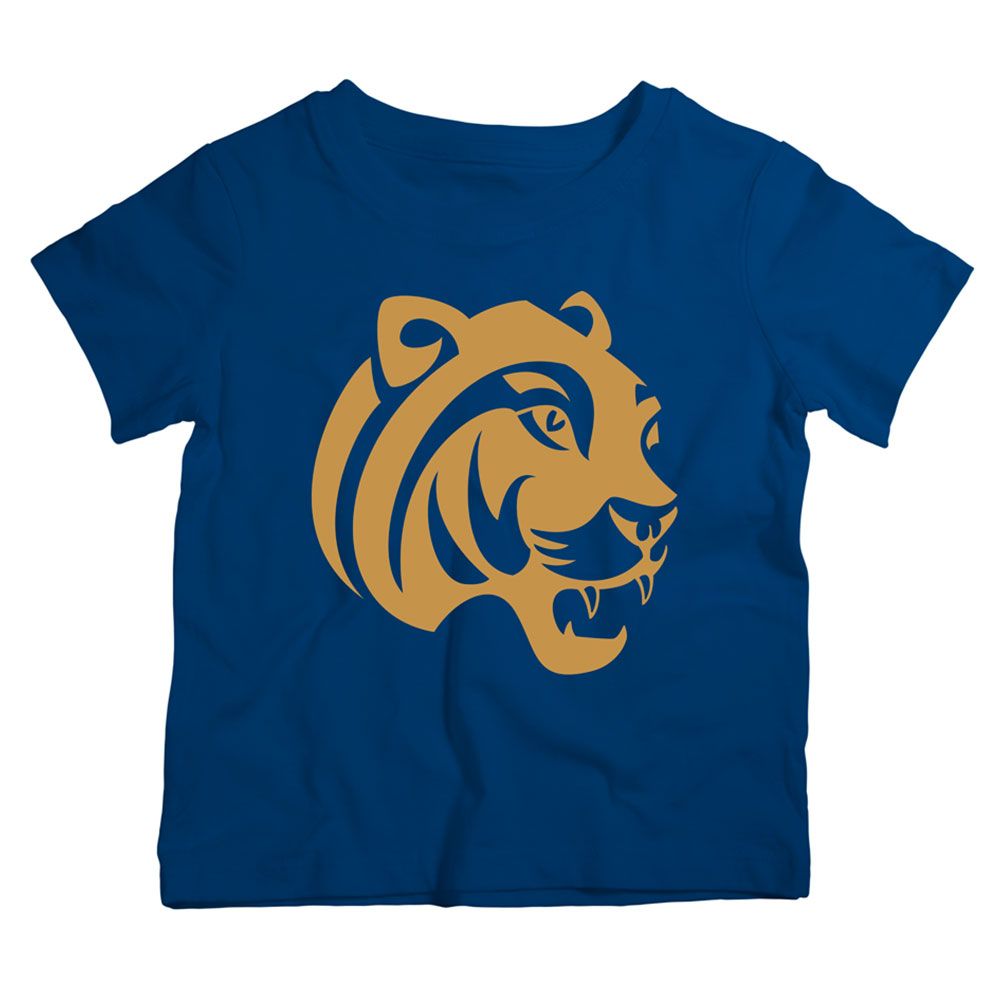 Twinkle Hands - Golden Tiger T-Shirt - Navy