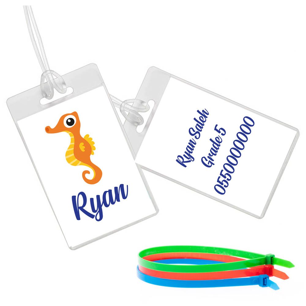 Twinkle Hands - Sea Horse Luggage Tag 151728