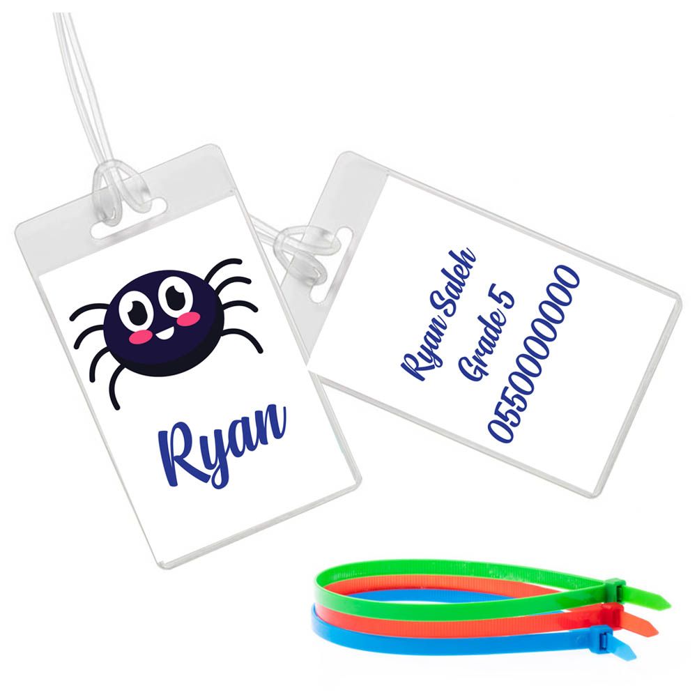 Twinkle Hands - Cute Spider Luggage Tag