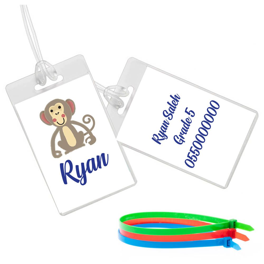 Twinkle Hands - Monkey Luggage Tag 151766