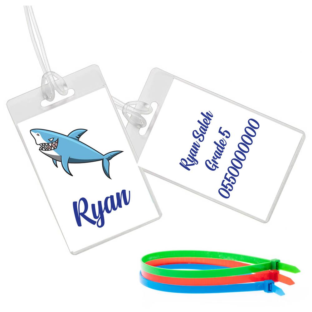 Twinkle Hands - Shark Luggage Tag